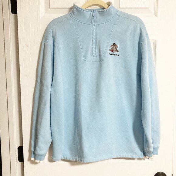 Walt Disney World Quarter Zip Sweatshirt Embroidered Size M - Picture 1 of 7